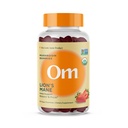 Om Lion’s Mane Mushroom Gummies - Organic Mushroom Supplement and Nootropic - Brain Supplements for Memory and Focus, 60 Count (30 Servings)
