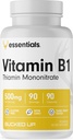 Vitamina B1 500mg Capsule, Essentials (90 Serve)