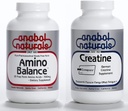 Anabol Naturals Energy Stack: Amino Balance 100 grammi polvere pura & Creatina 100 grammi polvere pura