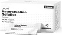 Packet Saline Pre-Mixed per Sistemi di Irrigazione Nasale Lavaggio, Naturale e PH Equilibrato per Rilievo Sinusale, 60 Pacchetti (Non è incluso il Pulitore di naso)