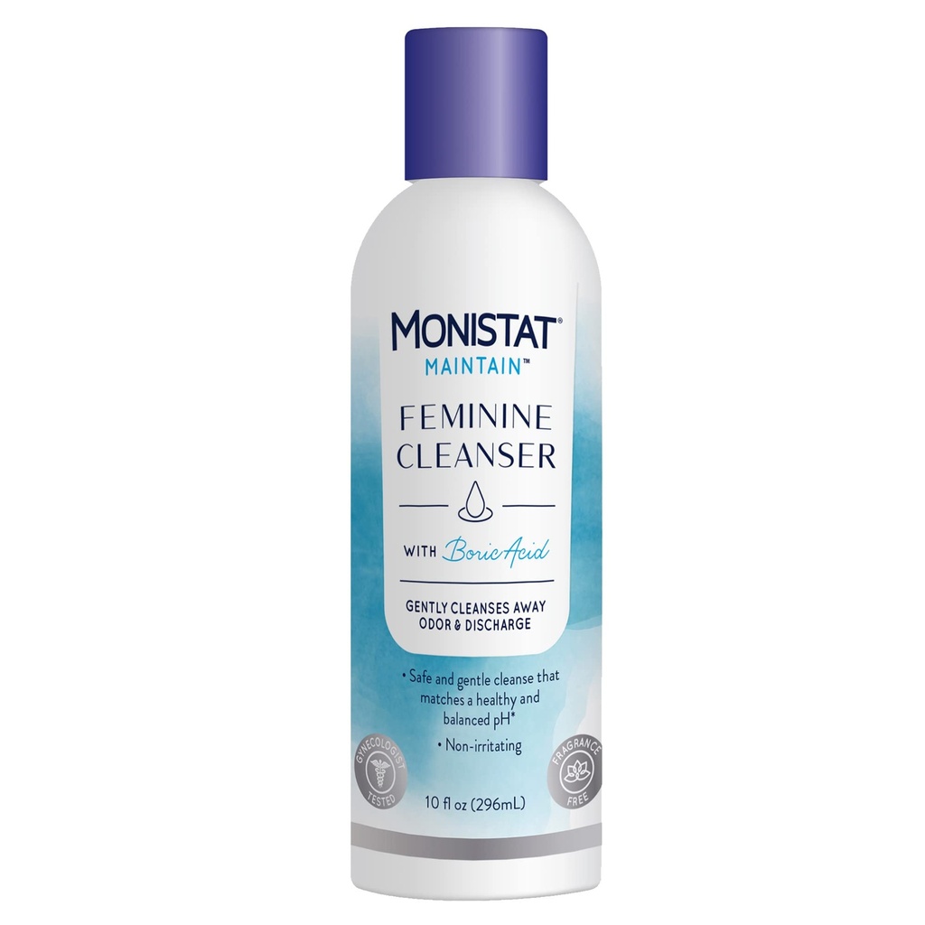 Probiotico Rephresh per le donne 30 capsule & Monistat acido borico Feminine Cleanser 10 Fl Oz