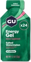 GU Energy Original Sports Nutrition Energy Gel, Watermelon salato, 26.4 Oz, 24 Count