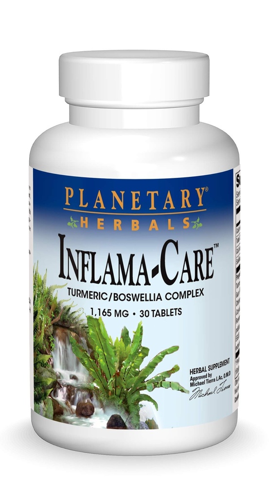Erbe Planetari Inflama-Care 1165 mg Turmerico, Complesso Boswellia - 30 compresse