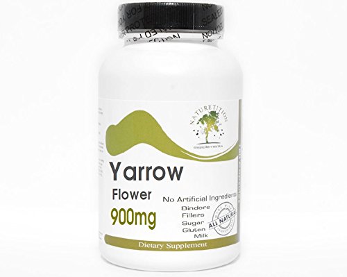 Yarrow Flower 900mg ~ 200 capsule - No Additivi