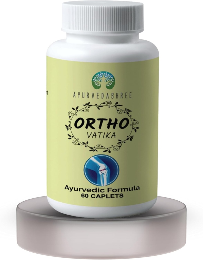 Ortho Vatika 60 Caplets | Ortho Herb | Orthoherb | Boswellia Serrata Herb | 60 Caplets di 1000 MG | Ogni 1000 MG Caplet contiene estratto di 8 erbe naturali e Omega-3 - Supporto congiunto