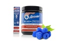BCAA Polvere blu Raspberry-Pre o post allenamento,Muscle Recovery Drink con aminoacidi + elettroliti, 7,2g BCCA per uomini e donne-30 Serve +10g di Peptidi di collagene