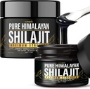 (2 Pack) Shilajit Pure Himalayan Organic Resin - Natural Authentic Lab Tested Formula per gli uomini, le donne - Nessun heavy metal - 600mg Max Strength con 85+ Trace Minerals Golden Grade Shilajit Supplement