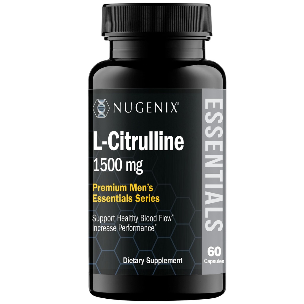 Nugenix Essentials L-Citrulline Supplemento per il flusso sanguigno e le prestazioni - 1500 mg, 60 capsule