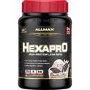 ALLMAX HEXAPRO, Cookies & Cream - 2 lb - 25 Grammi di Proteine Per Serving - 8-Hour Sostenute Release - Zero Sugar - 21 Serve