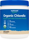 Nutricost Organic Chlorella Powder 8oz - 3000mg Per Serving - Non OGM, Gluten Free