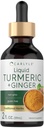 Carlyle Turmeric e Ginger Drops 2 fl oz | Supplemento con pepe nero | Vegan, Non OGM, Gluten Free