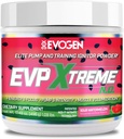 Evogen EVP Xtreme NO - Polvere pre-allenamento per gli uomini e le donne | Preallenamento senza zucchero con Beta Alanine, Creatina e Caffeina per l'energia e la pompa | Watermelon acida | 40 Serve