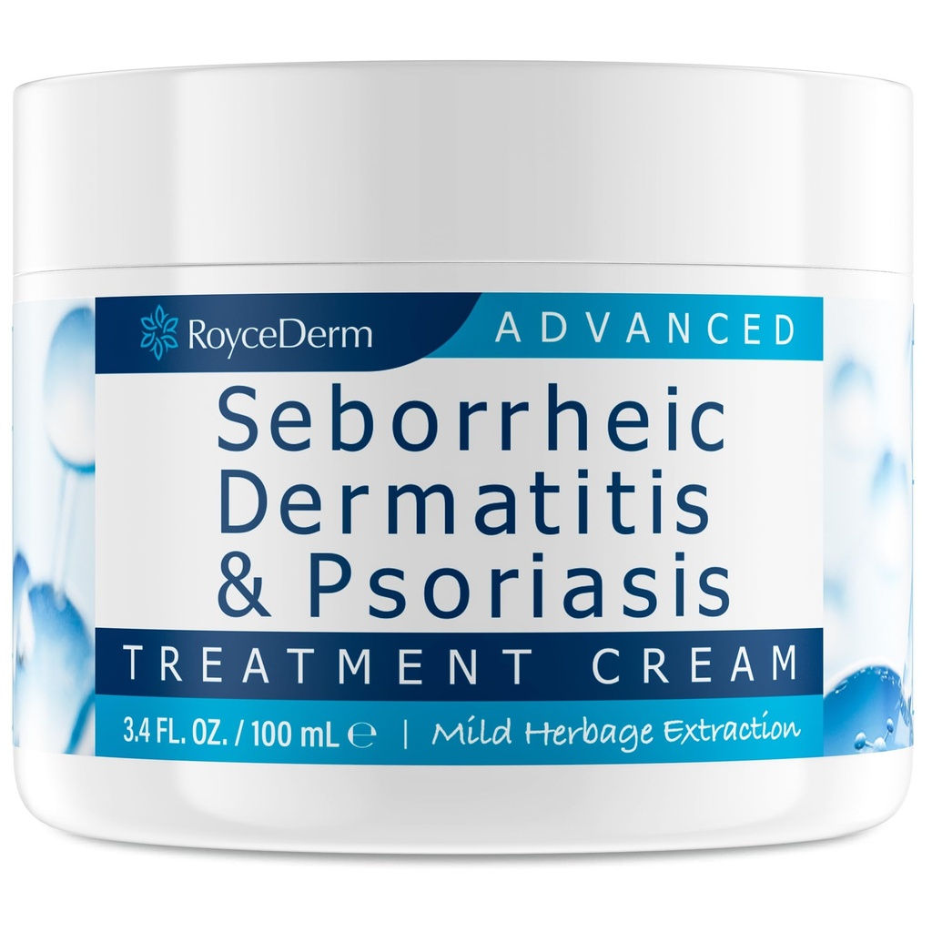 Crema di dermatite seborrheica di Roycederm, Trattamento della scala per la psoriasi, Folliculitis, Scala asciutta, Dandruff, Crema Anti-Itch per il sollievo rilassante