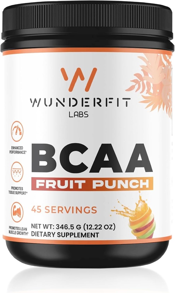 BCAA (Fruit Punch), Polvere, 45 Serve