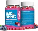 NAC Gummies 800mg, N-Acetyl Cysteine Supplement, NAC Supplemento per Immune System & Antioxidant, Non-OGM, Gluten Free, Vegan - 120 conti