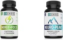 Zhou Caffeina 100mg L-teanina 200mg Nootropic 60 capsule e Neuro Peak Brain Support DMAE Bacopa 30 capsule