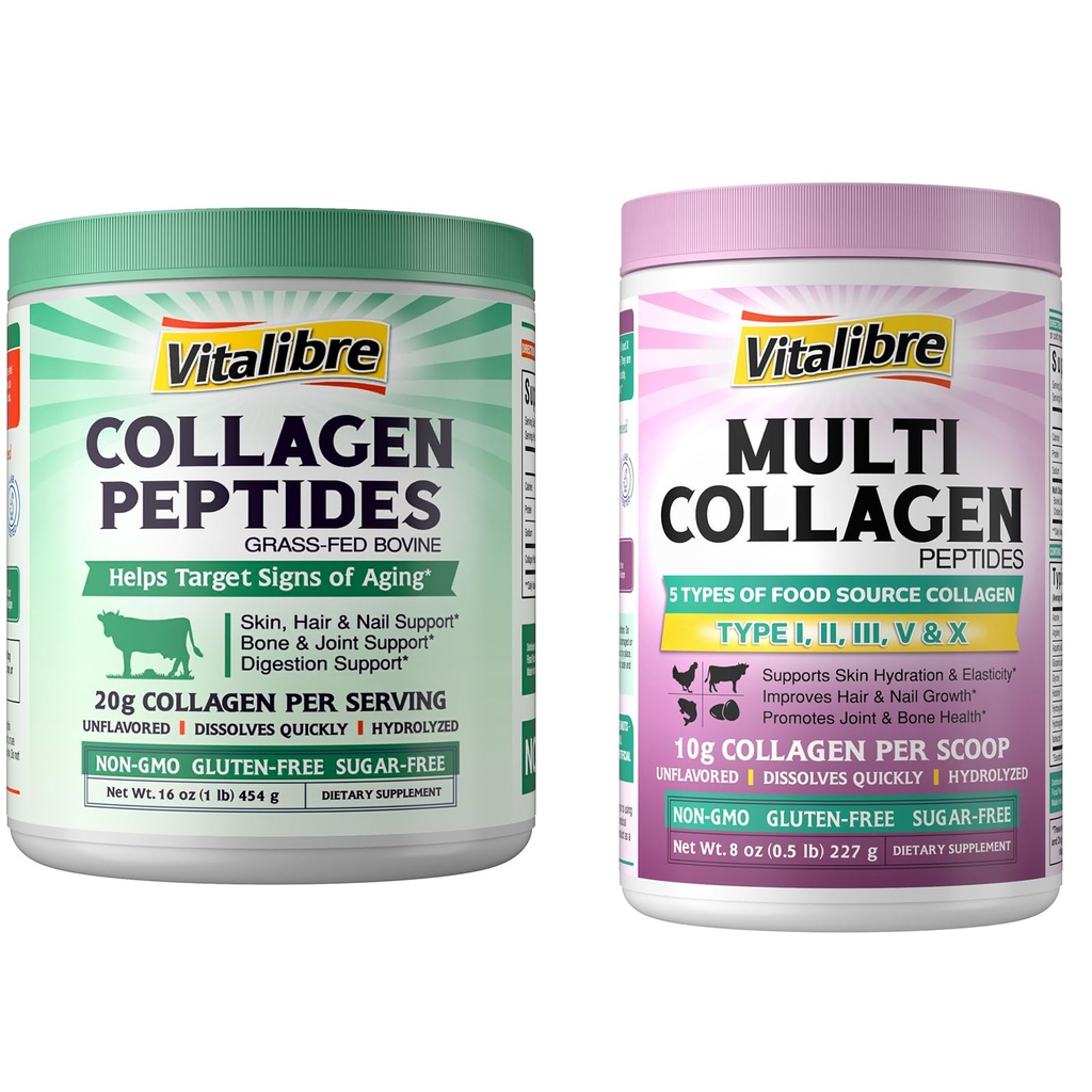 Polvere di peptidi del collagene del bovino 16oz