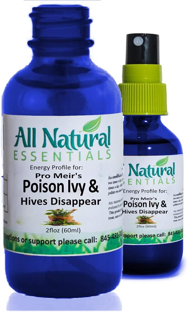 Tutto naturale Poison Ivy Hives scomparire Pro Meir's 2oz Omeopatico Rimedio Poison Ivy Hives Omeopatia Supplemento Poison Ivy Bambini Donne Uomini Kosher