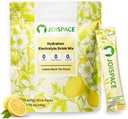 JOISPACE Electrolyte Drink Mix con Tea Polyphenols | Fast Hydration & Electrolytes Boost | Non-GMO, Vegan, Gluten-Free | Lemon Tea, 16 Serve