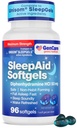 Supplemento di aiuto per il sonno notturno per adulti Pillole a sonno profondo con Difenidramina HCl 50mg a Autunno Asleep Più veloce- forte non-Habit Formando PM Sleeping Relief [96 Softgels]