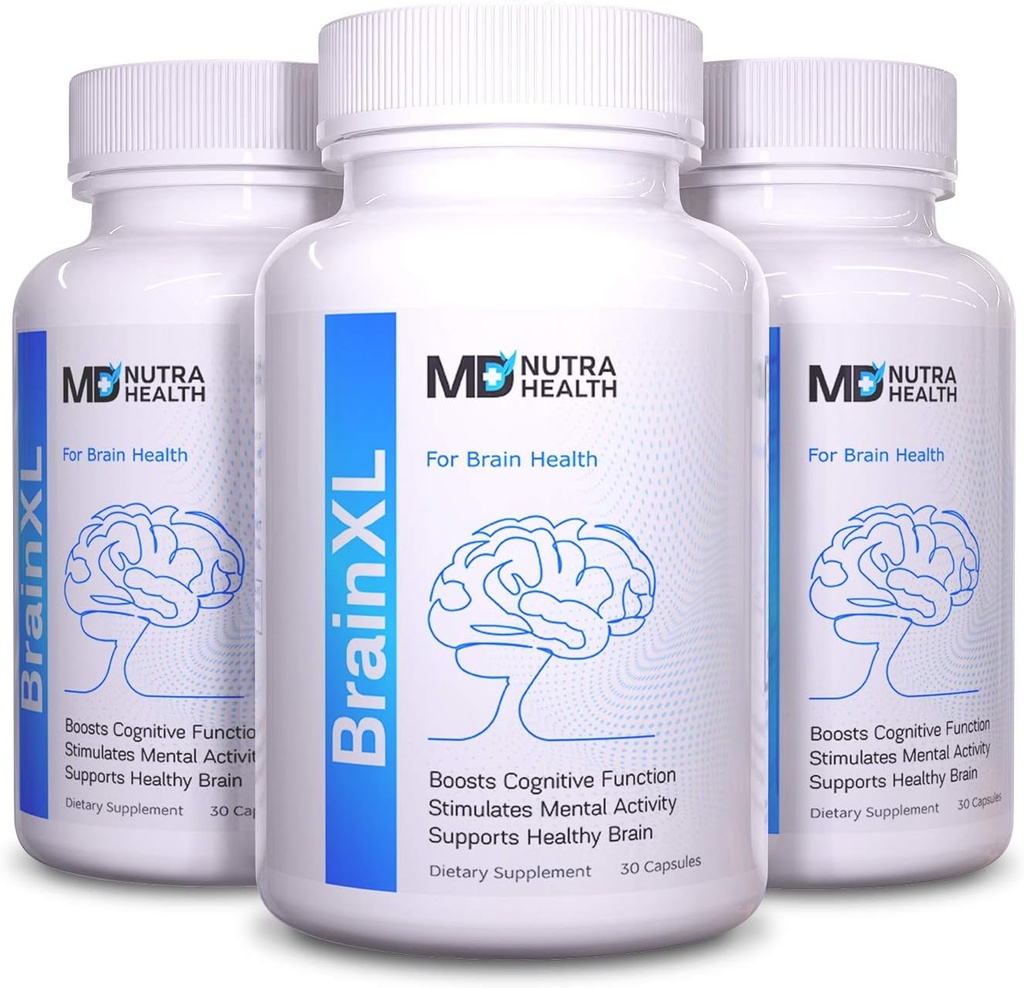 Supplemento funzione del cervello - 3pck - Booster del cervello per la memoria, la chiarezza e la messa a fuoco - Nootropic del fuoco mentale