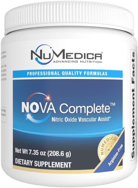 NuMedica NOVA (Nitric Oxide Vascular Assist) Complete - 7.69 oz (218.04 Grammi) - Natural Black Cherry Falvor.