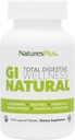 Natures Plus GI Natural Total Digestive Wellness - 90 Compresse Bi-Layered, Confezione da 3 - con L-Glutamina, Probiotici, Prebiotici & Enzimi - Gluten Free - 90 Total Servings