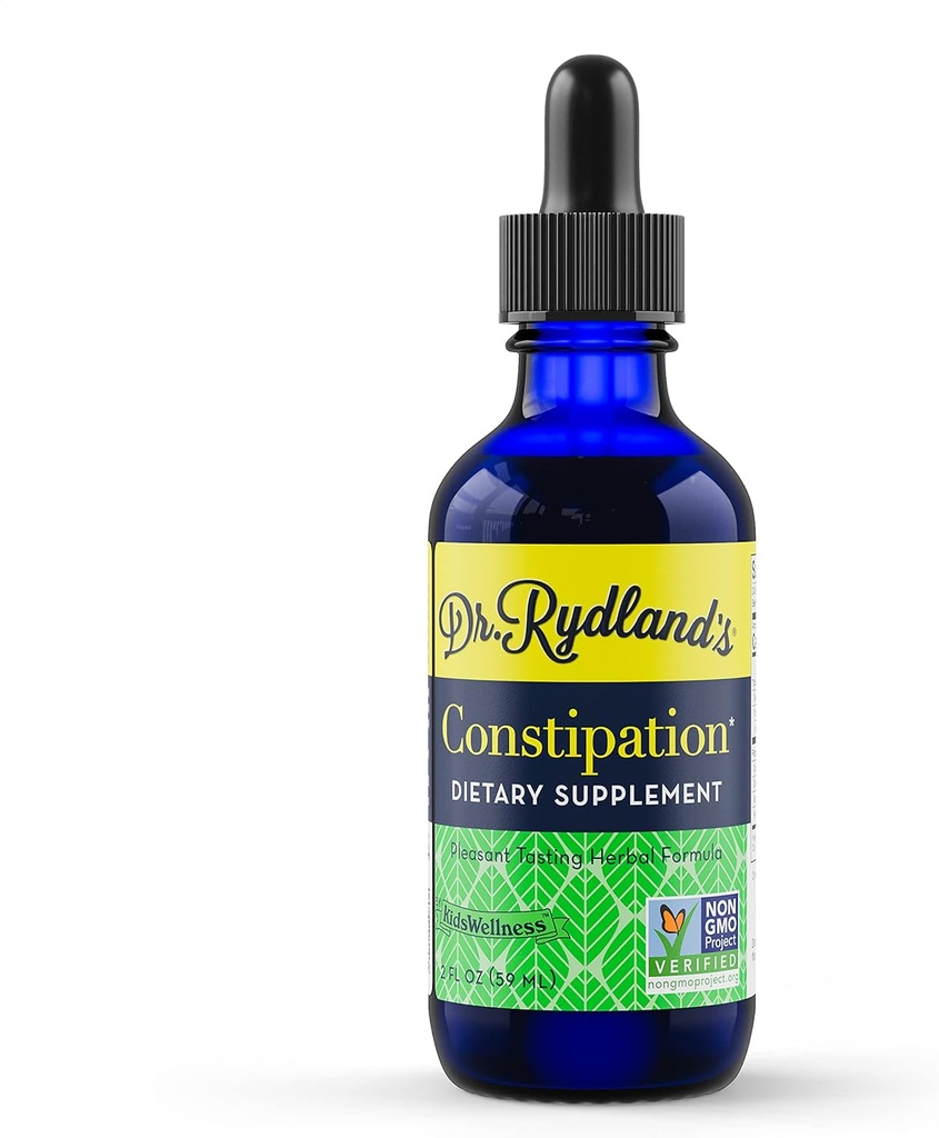 Dr. Rydland's Herbal Supplement | Creato da KidsWellness | Grande per i bambini a Adults| Constipation | Allevia la costipazione occasionale e cronica e fresco, Hard Stools | 2 Ounce Bottiglia