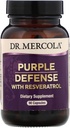 Dr. Mercola, Difesa viola con Resveratrolo, 90 capsule