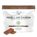 Polvere di proteina della caseina micellare dell'erba della festa del muscolo, pasta ha aumentato e l'ormone libero, proteine della caseina di digestione lenta - supporta il recupero del muscolo di notte, polvere di proteine senza glutine - cioccolato, 4lb
