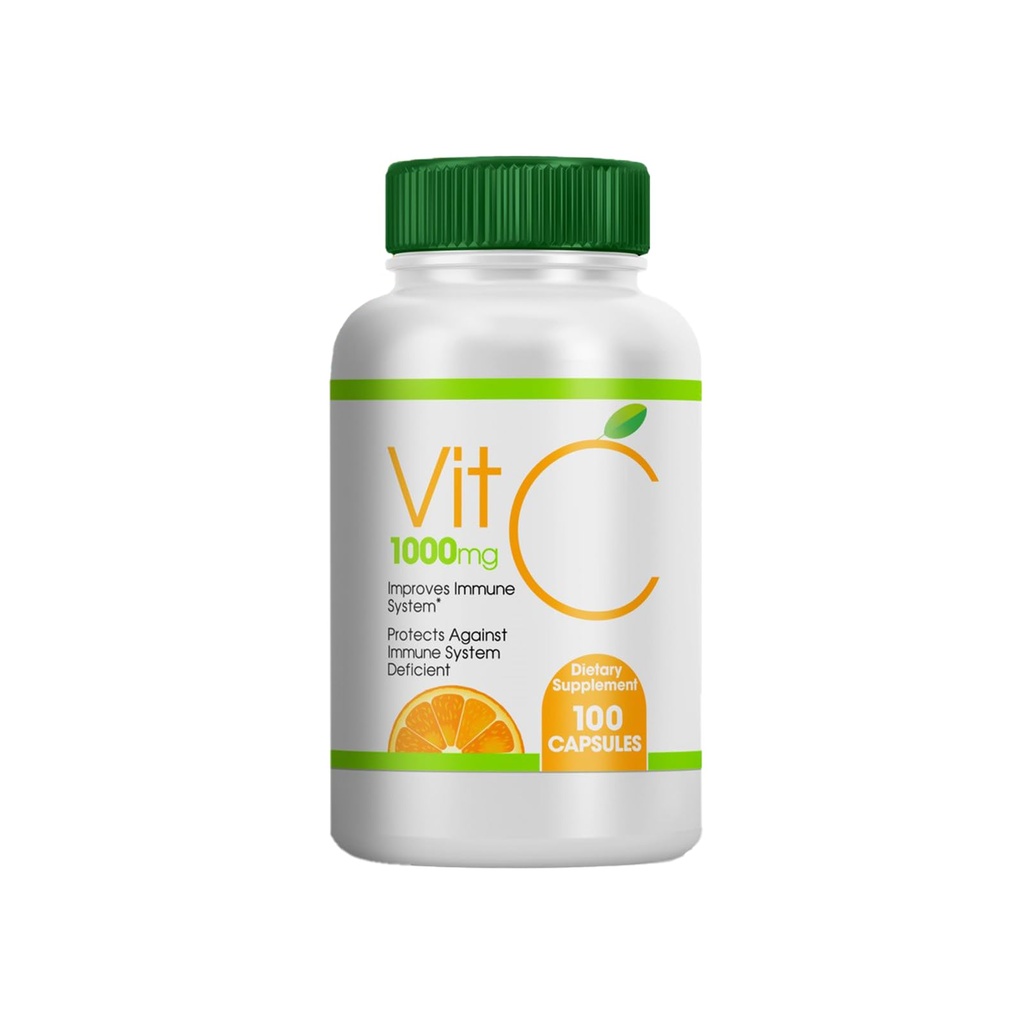 Vitamina C 1000mg generico, 100 capsule, integratori alimentari