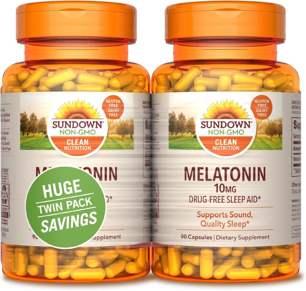 Sundown Melatonin, 90 Conte (Pacchetto di 2)