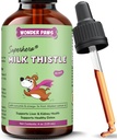 Wonder Paws Milk Thistle, Supporto per i cani, Supporta il rene Funzione per gli animali domestici, Detox, Supporto epatico, con Wild Alaskan Salmon Oil & Curcumin, Omega 3 EPA & DHA (4 Oz)