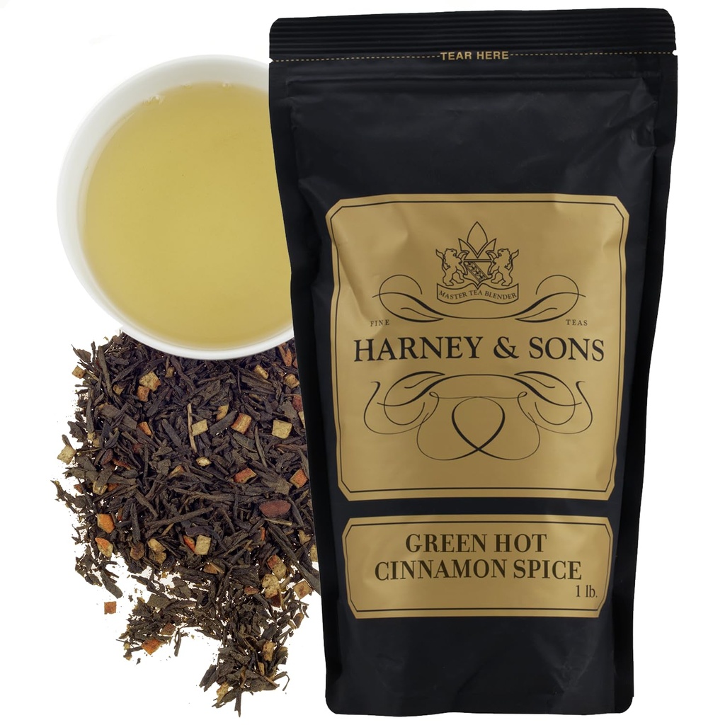 Harney and Sons Green Hot Cinnamon Spice Tea| 16 oz