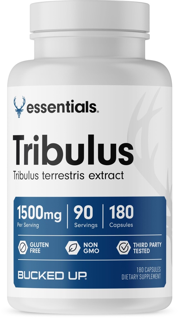 Bucked Up Tribulus 1500mg Per Serving, Essentials (90 Serve, 180 capsule)