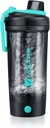VOLTRX Shaker Bottiglia, Miscelatore elettrico di proteine ricaricabile di Gallium USB C, Tazze di Shaker per la sostituzione di proteine e farina Shakes, BPA Free, Realizzato con Tritan, 24oz