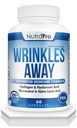 NutraPro Anti rughe e vitamine della pelle senza età - Complesso di riparazione dermica per la riparazione della pelle con collagene & resveratrolo & Alfa - Acido lipoico & Acido ialuronico Supplemento per rinnovare la pelle