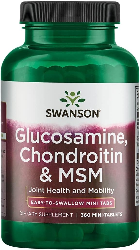 Mini-Tabs Glucosamina, Condroitina & Msm 750/600/300 mg 360 Mini-Tabs