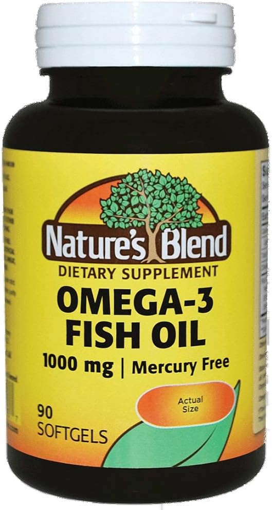 Miscela della natura Omega-3 1000mg - 90 Softgels, Confezione da 2