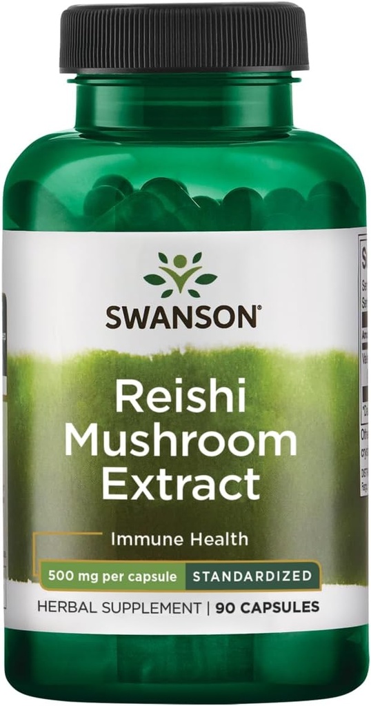 Estratto di funghi di Swanson Reishi 500 mg 90 capsule