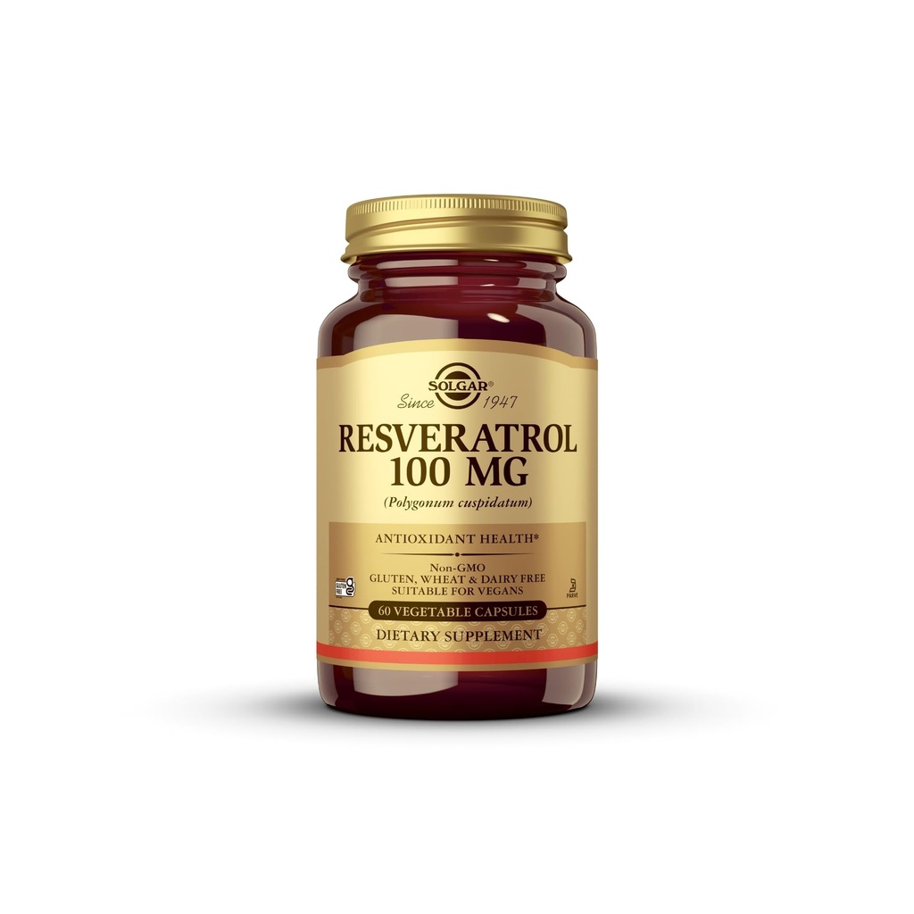 Solgar - Resveratrolo 100 mg, 60 capsule vegetali