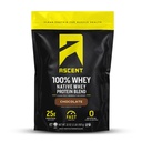 Ascesa 100% polvere di proteine del siero di latte - Isolato di proteine del siero post-allenamento, aromi e dolcificanti artificiali zero, senza glutine, 5.5g BCAA, 2,6g leucina, aminoacidi essenziali, cioccolato 2 lb