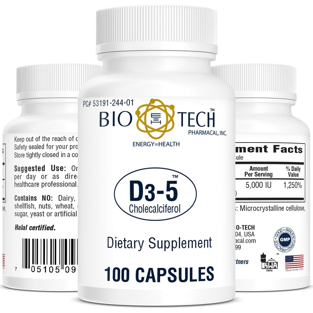 Bio Tech Vitamina D Capsule 53191024401 1 bottiglia, 100 per bottiglia