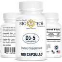 Bio Tech Vitamina D Capsule 53191024401 1 bottiglia, 100 per bottiglia