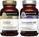 Qualità della vita Caratteristiche Kinoko oro AHCC e curcumina microattiva SR - supporto immunitario curcumina Bundle