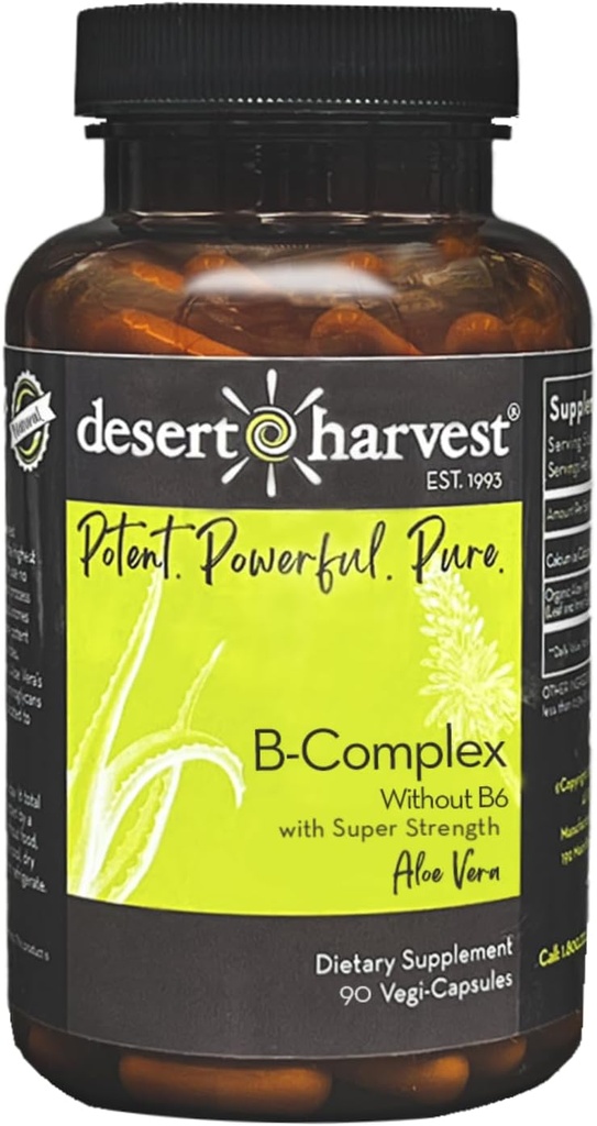 Desert Harvest B-Complex - Senza B6, 90 capsule