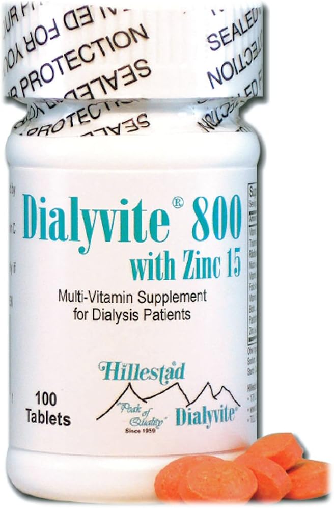 Dialivite 800 con zinco 15 mg. - 100 schede (integratore renale)