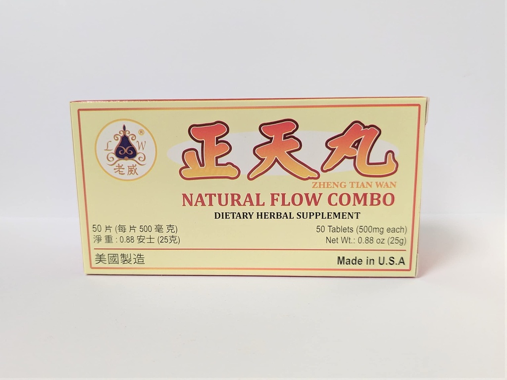 Zheng Tian Wan Herbal Supplemento aiuta per le emicranie & Premenstrual Headaches 500mg 50 compresse Made in USA by Lao Wei