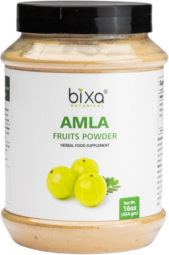 polvere di Amla BOTANICAL (Emblica officinalis),1 Pound (16 Oz) | Antiossidante e immunità supplemento di erbe