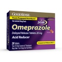 GoodSense Omeprazole Delayed Release Tablets 20 mg, Riduttore di acido, Tratta frequentemente bruciore di stomaco, 28 conte